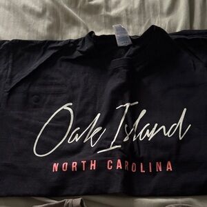 5/$25 Oak Island North Carolina Black T-Shirt